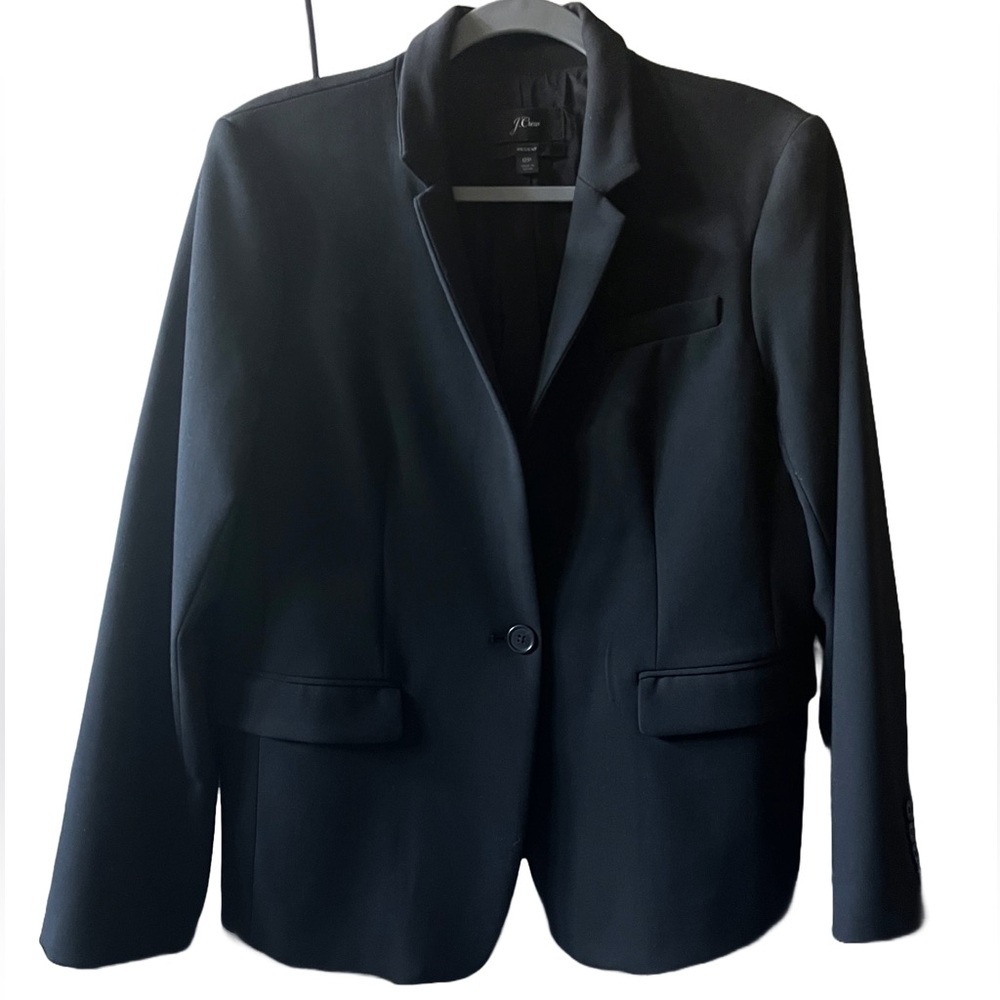 J. Crew Black Blazer Tailored Suit Jacket